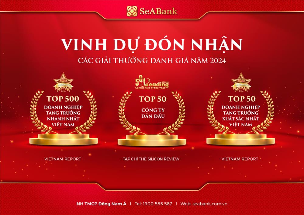 SeABank lần thứ 5 được vinh danh trong Top 500 doanh nghiệp tăng trưởng nhanh nhất Việt Nam - ảnh 1