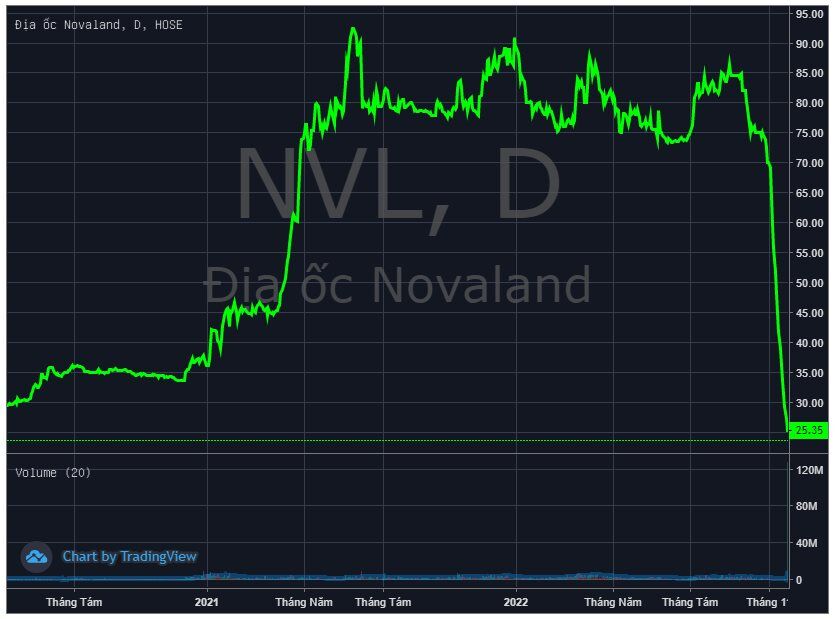 MBS thông báo bán giải chấp 3 triệu cổ phiếu NVL của NovaGroup                                    