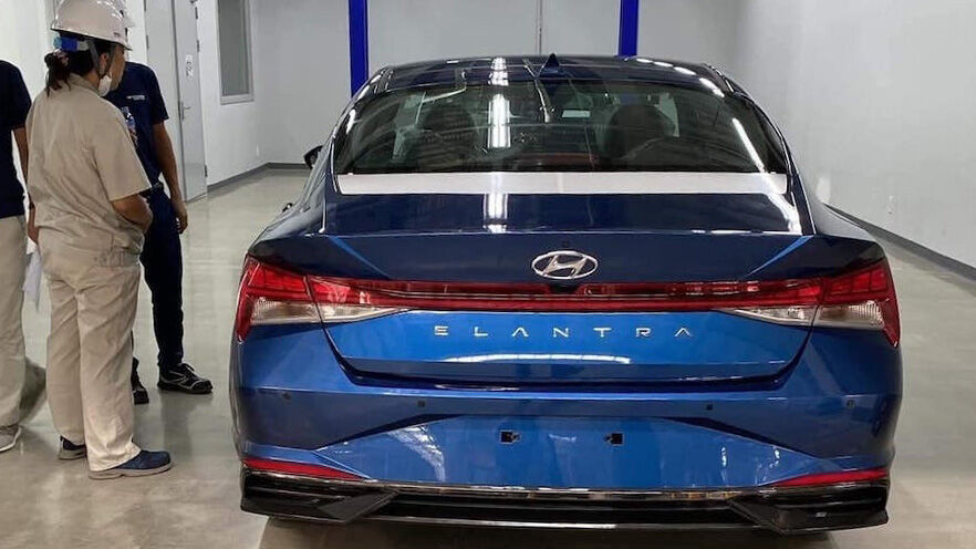 Hyundai Elantra thế hệ mới lộ ảnh tại Việt Nam                                    