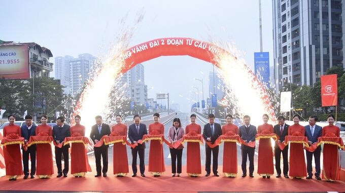 Hà Nội: Chính thức thông xe tuyến đường vành đai trên cao gần 10.000 tỷ đồng                                    